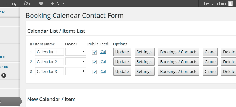 Forms List