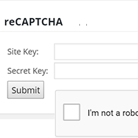 Configure reCAPTCHA Add-On