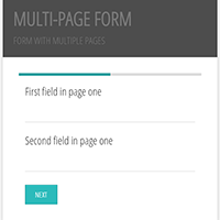 Multi-Page Form